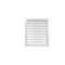 Ekena Millwork Vertical Surface Mount PVC Gable Vnt: Non-Functional, w/2"W x 1-1/2"H, Brickmould Frame, 24"W x 28"H GVPVE24X2802SN - alternate 1
